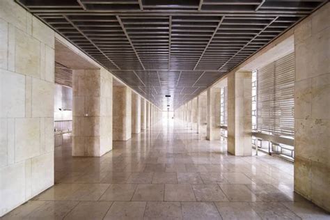 Beautiful interior of Istiqlal mosque – Stock Editorial Photo ...