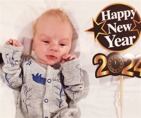 Baby boy Noah is the first baby of the New Year, born at 2:58 a.m. at ...