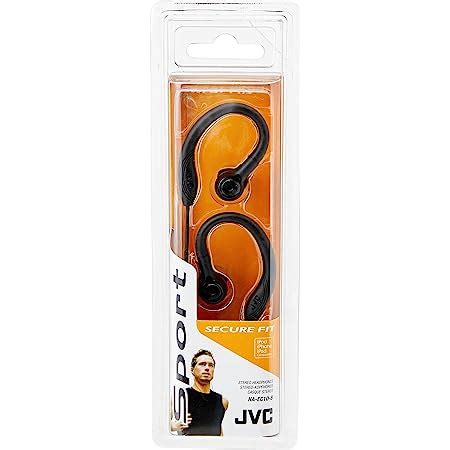 Amazon JVC Sports In Ear Headphones With Over Ear Clip Black