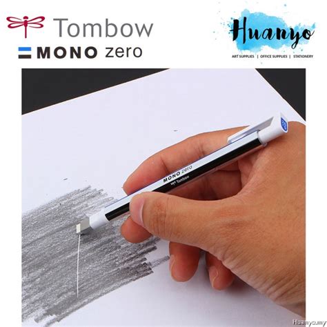 Tombow Mono Zero Retractable Elastomer Eraser Pen Flat Tip