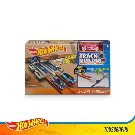 Jual Hot Wheels Track Builder Lane Launcher Double Launch Hotwheels Di Seller Toysgraphy