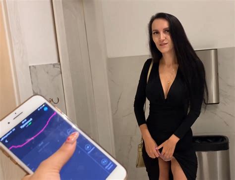 Horny Rabbits Two Girls Play With Lovense Lush In A Nightclubshe Controls Her Orgasm UltraHD K