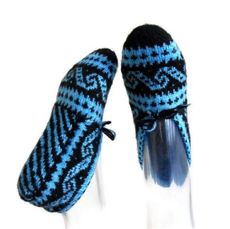 Womens Handmade Slippers Hand Knitted Slippers Hand Etsy