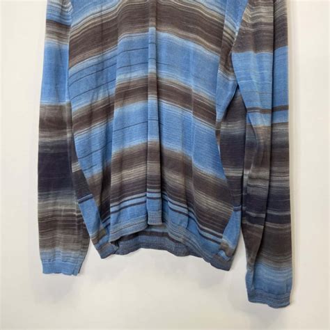 Calvin Klein Mens Size L Zen Jumper Blue Grey Bnwt Rrp 98s