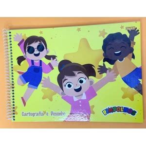 Caderno De Desenho Capa Dura Espiral 60 Folhas SD Chloe Papelaria Fofa