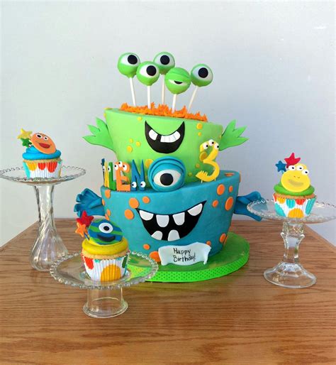 20 Best Monster Birthday Cake – Home, Family, Style and Art Ideas