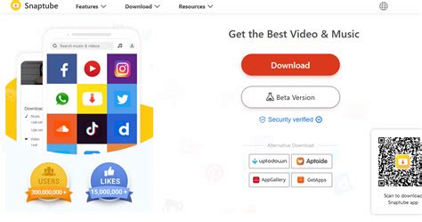 Snaptube, descarga vídeos de cualquier sitio web 