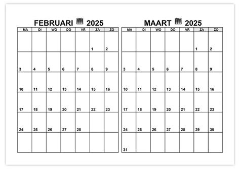 Kalender Februari Maart Kalende Ru