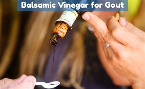 Balsamic Vinegar And Gout GoutPal Gout Help