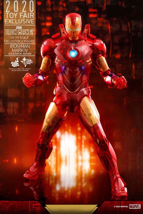 Hot Toys MMS 568 Iron Man 2 Mark IV Holographic Version Hot Toys Complete Checklist