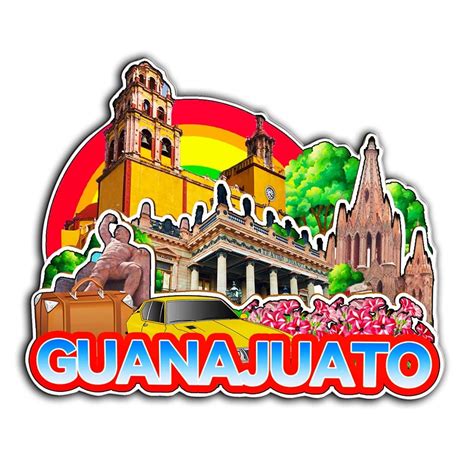 Guanajuato Mexico Magnet Fridge Magnet Wooden 3D Landmarks Travel