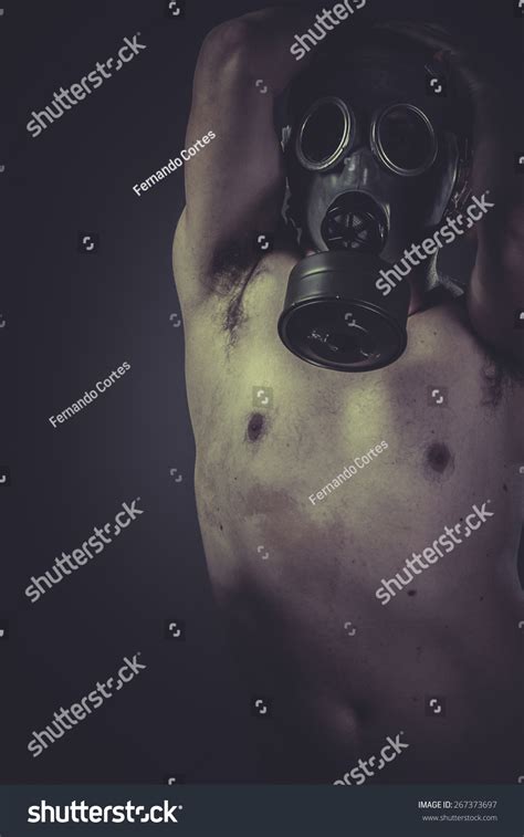 Concept Risk Contamination Naked Man Gas Stock Photo 267373697 Shutterstock