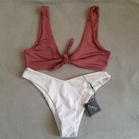 Mismatched Style Bikini Swimsuit On Carousell