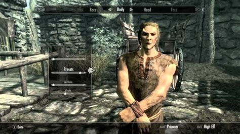 Skyrim Character Creation Guide Walkthrough All Races Male And