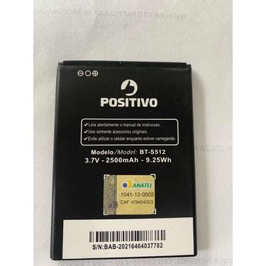 Bateria Positivo Twist S Modelo Bt S S Shopee Brasil