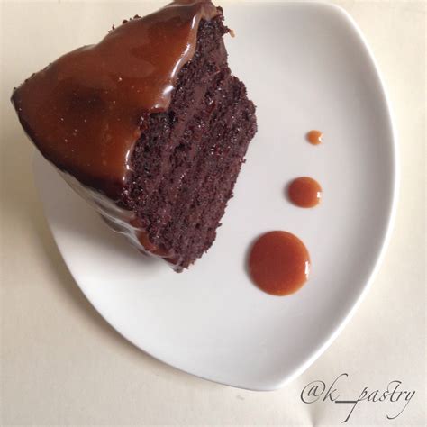 Six Layer Chocolate Fudge Cake With Salted Caramel Chocolate Fudge