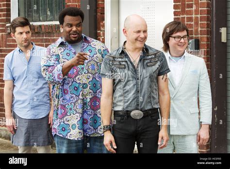 HOT TUB TIME MACHINE 2 From Left Adam Scott Craig Robinson Rob Corddry Clark Duke 2015 Ph