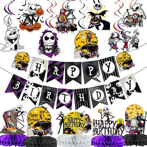 Nightmare Before Christmas Banner Nightmare Before Christmas Birthday