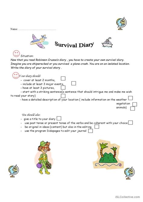 Survival English Esl Worksheets Pdf Doc