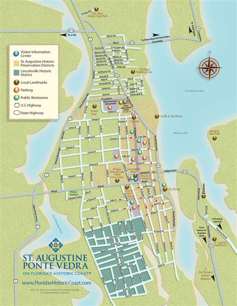 St Augustine Walking Tour Map - Best Tourist Places in the World