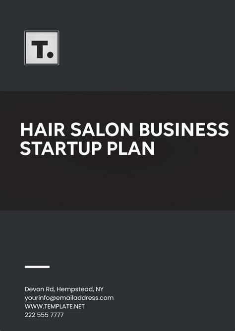 Free Salon Business Plan Templates, Editable and Printable
