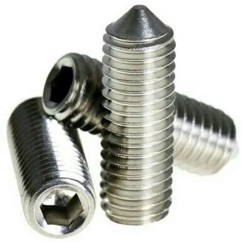 Stainless Steel A2 Allen Grub Screw DIN 916, ग्रब का पेच, ग्रब स्क्रू - Prashaant Steel, Mumbai ...