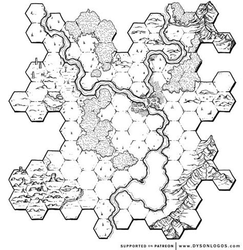 Hexmap Adventures Around Jalovhec Dysons Dodecahedron Fantasy World Map Hex Map Fantasy Map