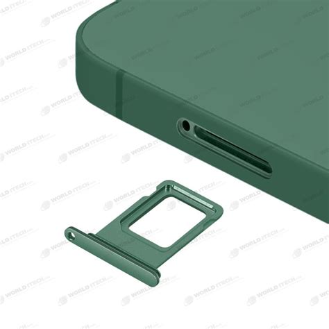 Tiroir Support Carte SIM Vert IPhone 13 13 Mini