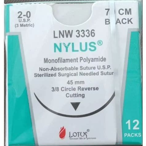 Straight Lotus Lnw Sterilized Surgical Needled Suture At