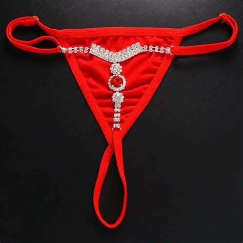Mini Micro Slip Perizoma C String Tanga Thong Intimo Gioiello Lingerie Strass Ebay
