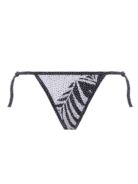 Freya Gemini Palm Reversible Bikini Brief Monochrome Braforme