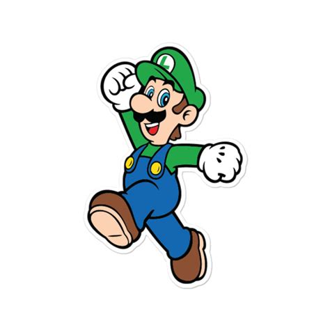 Custom Luigi Sticker By Budijaya Artistshot