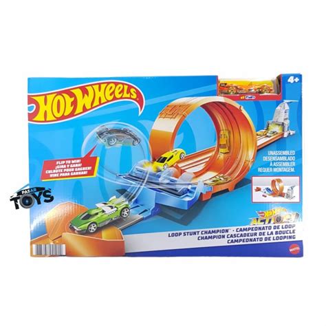Jual Hot Wheels Toy Car Track Set Loop Stunt Champion Original Mattel Shopee Indonesia