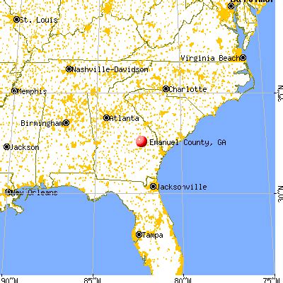 Emanuel County, Georgia detailed profile - houses, real estate, cost of ...