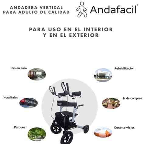 Andafacil Andadera Vertical Para Adultos Mayores