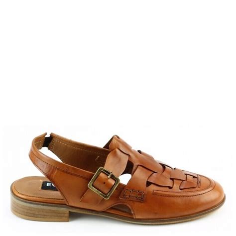 Everybody Cognac Dames Sandalen Theo Jansen Schoenen