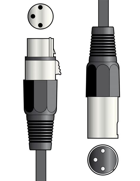 Cable Xlr Hembra Xlr Macho Metros