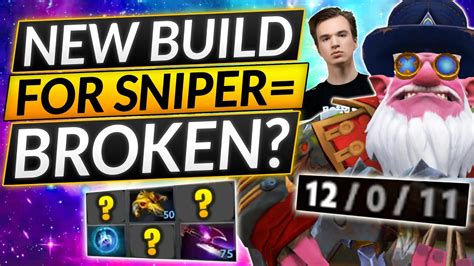 NEW SNIPER Strategy Is FREE MMR BROKEN BUILD HARD CARRY Tips Dota