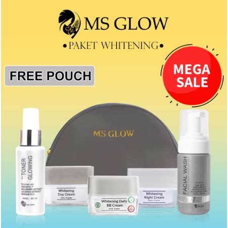 Jual Ms Glow Paket Whitening Original Ultimate Luminous Acne