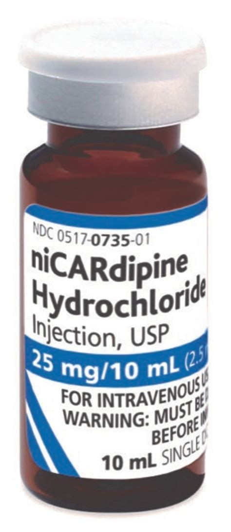 American Regent Introduces Nicardipine Hydrochloride Injection Usp