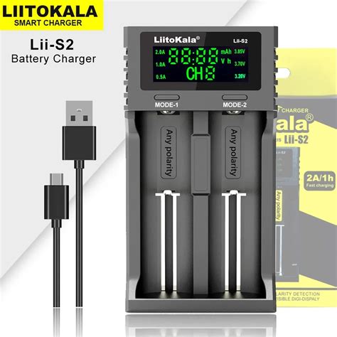 Veitokala Lii S2 Lii S4 Lii C2 Lii 500 LCD 3 7V 1 2V 18650 18350 18500