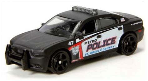 Matchbox Dodge Charger Police Pursuit Transporte Carritos