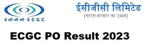 Ecgc Po Result 2023 Here Check Probationary Officer Exam Merit List