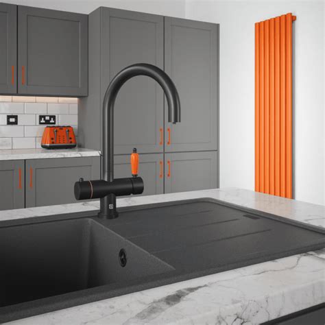 Shaker Twist 4 In 1 Instant Hot Tap In Vanto Black The Tap Factory Quality Kitchen