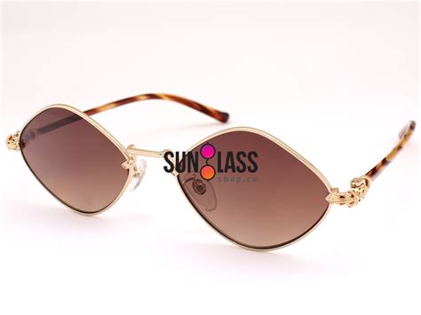 Солнцезащитные очки Chrome Hearts | С линзами в форме ромб