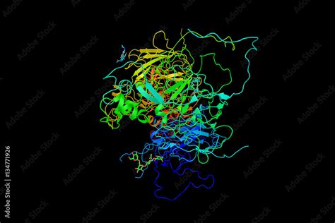 Factor VIII 3d Structure An Essential Blood Clotting Protein Stock