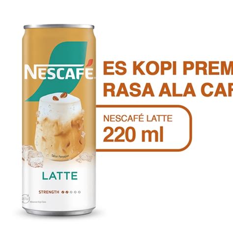 Jual NESCAFE Kopi Kaleng Rasa Latte Can 220ml Shopee Indonesia