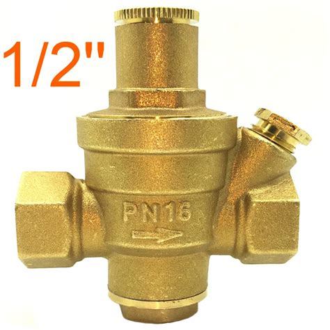 Brass Dn Water Pressure Regulator Prv Without Gauge Pressure