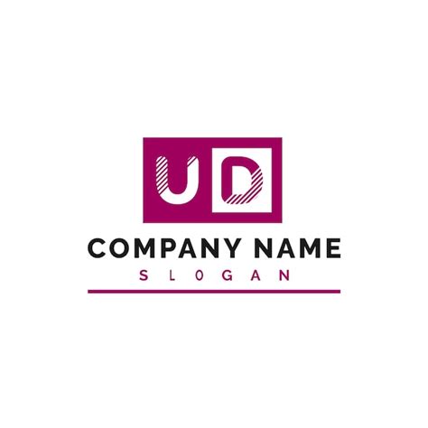 Premium Vector Ud Logo Design Ud Letter Logo Vector Illustration Vector