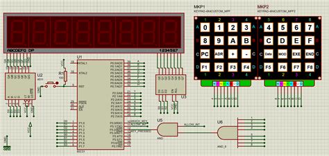 Circuit Diagram Of 4 Way Traffic Light Controller Using 8051 Microcontroller